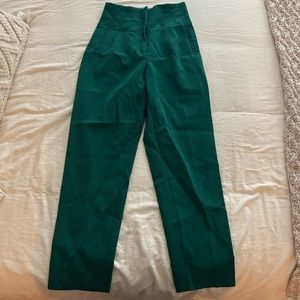 Zara Tapered Leg High Waisted Dress Pants